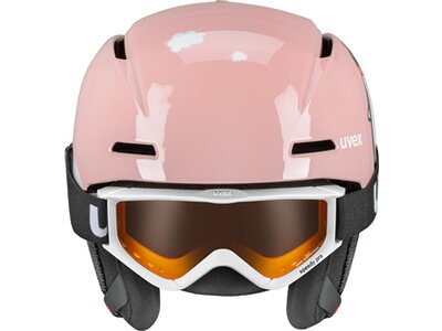 UVEX Kinder Helm viti set Pink