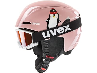UVEX Kinder Helm viti set Pink