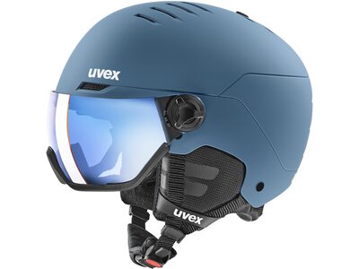 UVEX Herren Helm wanted visor Blau
