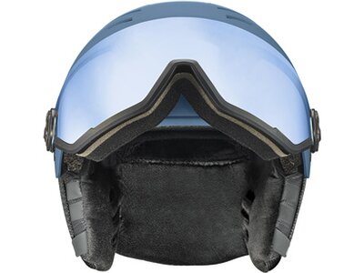 UVEX Herren Helm wanted visor Blau