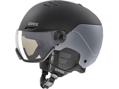 UVEX Herren Helm wanted visor pro V Schwarz