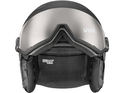 UVEX Herren Helm wanted visor pro V Schwarz