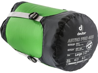 Deuter Astro Pro 400 L Schlafsack Grün