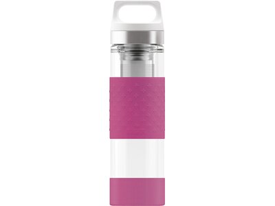 SIGG Trinkbehälter H&C Glass WMB Berry Weiß