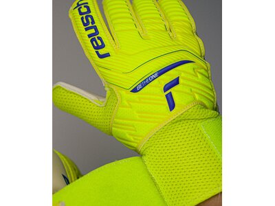 REUSCH Kinder Torwarthandschuhe Attrakt Solid Junior Gelb