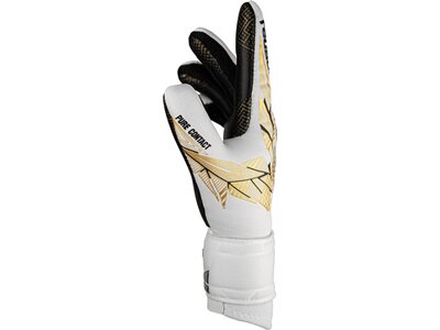 REUSCH Kinder Torwarthandschuhe Pure Contact Gold GluePrint Junior Weiss