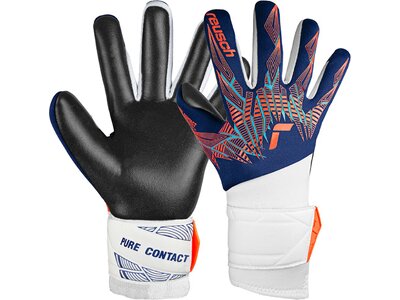 REUSCH Kinder Torwarthandschuhe Pure Contact Silver Junior Blau