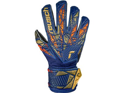 REUSCH Kinder Torwarthandschuhe Attrakt Silver Junior Blau