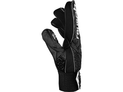 REUSCH Kinder Torwarthandschuhe Attrakt Starter Solid Finger Support Junior Schwarz