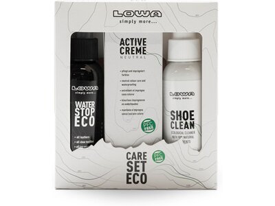 LOWA Schuhzubehör Care Set ECO Grau