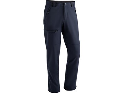 MAIER SPORTS Herren Hose Adakit M He-Hose el. Softsh. (kurz) Blau