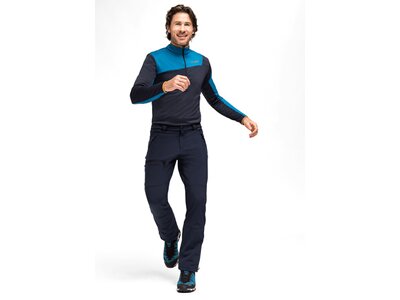 MAIER SPORTS Herren Hose Adakit M He-Hose el. Softsh. (kurz) Blau