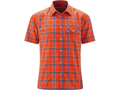 MAIER SPORTS Herren Hemd Lorensis S/S Rot