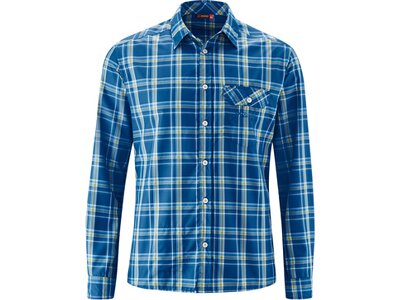 MAIER SPORTS Herren Hemd Lorensis Blau