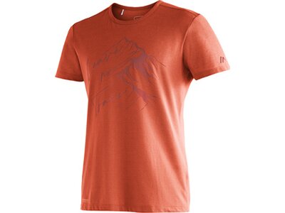 MAIER SPORTS Herren Shirt Burgeis 17 1/2 Arm Rot