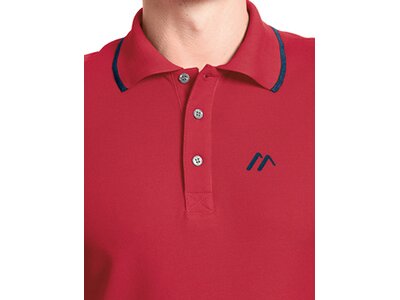 MAIER SPORTS Herren Polo Comfort Rot