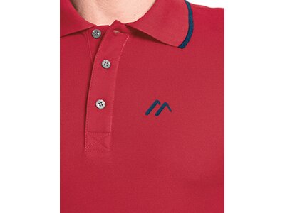 MAIER SPORTS Herren Polo Comfort Rot