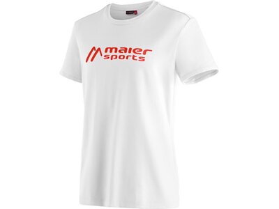 MAIER SPORTS Herren Shirt MS Tee M He-Shirt 1/2 Arm Weiß