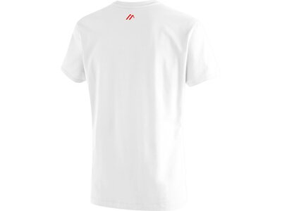 MAIER SPORTS Herren Shirt MS Tee M He-Shirt 1/2 Arm Weiß