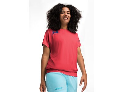 MAIER SPORTS Damen Shirt Setesdal 1/2 Arm Rot