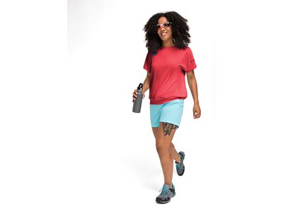 MAIER SPORTS Damen Shirt Setesdal 1/2 Arm Rot