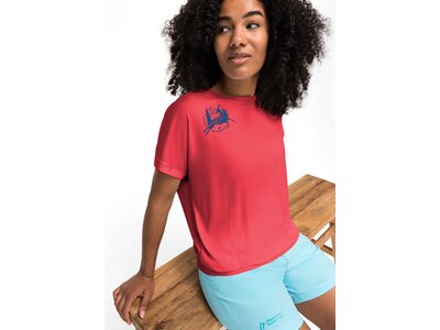 MAIER SPORTS Damen Shirt Setesdal 1/2 Arm Rot
