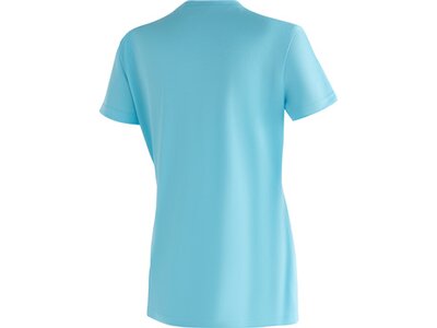 MAIER SPORTS Damen Shirt Waltraut Print 1/2 Arm Blau