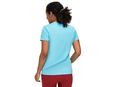 MAIER SPORTS Damen Shirt Waltraut Print 1/2 Arm Blau