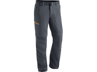 MAIER SPORTS Herren Hose Tajo 2 He-Zip Off Hose el. Grau