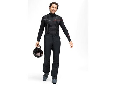MAIER SPORTS Herren Latzhose JOSCHA SLIM Schwarz
