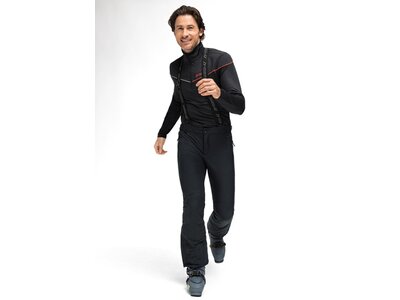 MAIER SPORTS Herren Latzhose JOSCHA SLIM Schwarz