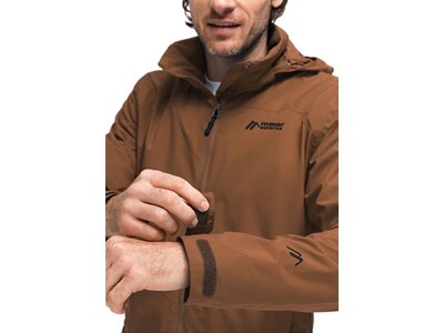 MAIER SPORTS Herren Funktionsjacke Metor rec M He-Jacke mTEX el. Braun