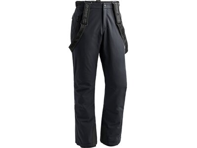 MAIER SPORTS Herren Latzhose Anton Vent slim Schwarz