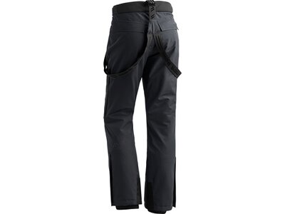 MAIER SPORTS Herren Latzhose Anton Vent slim Schwarz