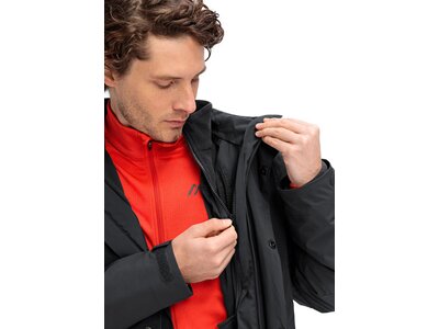 MAIER SPORTS Herren Doppeljacke Metor 3in1 M Schwarz