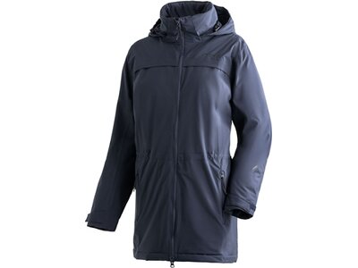 MAIER SPORTS Damen Mantel Metor Coat W Blau