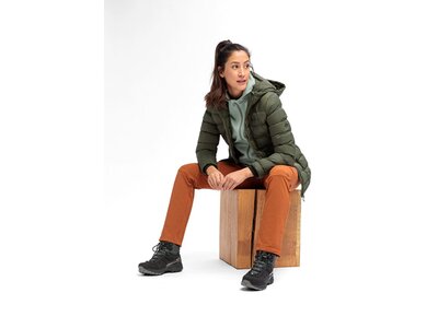 MAIER SPORTS Damen Mantel Lomnica Coat W Grün