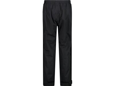 CMP Damen Regenhose WOMAN PANT RAIN WITH LINING AND FULL LENGHT SIDE ZIPS Schwarz