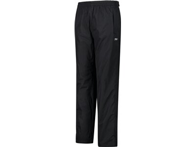 CMP Damen Regenhose WOMAN PANT RAIN WITH LINING AND FULL LENGHT SIDE ZIPS Schwarz