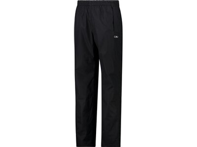 CMP Herren Regenhose MAN PANT RAIN WITH LINING AND FULL LENGHT SIDE ZIPS Schwarz