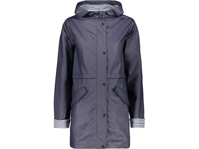 CMP Damen Regenjacke WOMAN JACKET FIX HOOD Blau