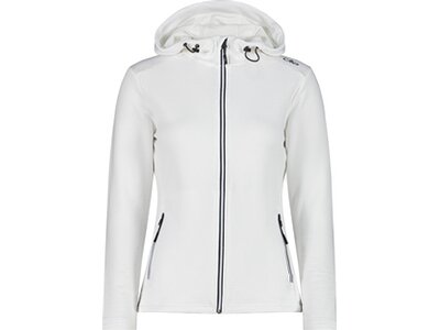 CMP Damen Kapuzensweat WOMAN JACKET FIX HOOD Weiß