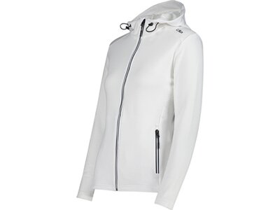 CMP Damen Kapuzensweat WOMAN JACKET FIX HOOD Weiß