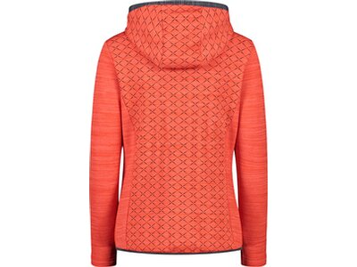 CMP Damen Kapuzensweat WOMAN JACKET FIX HOOD Orange