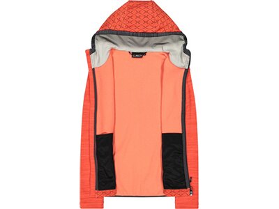 CMP Damen Kapuzensweat WOMAN JACKET FIX HOOD Orange