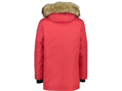 CMP Herren Jacke MAN PARKA FIX HOOD Rot