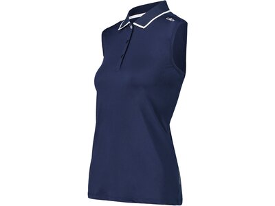 CMP Damen Polo WOMAN POLO SLEEVELESS Blau