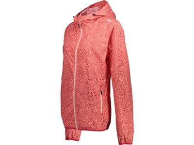 CMP Damen Regenjacke WOMAN JACKET RAIN FIX HOOD Rot