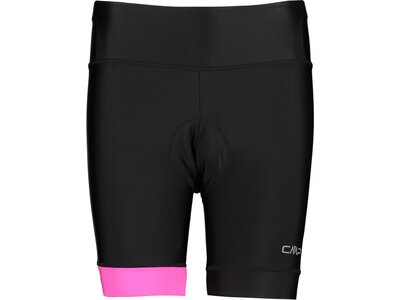 CMP Damen Tight WOMAN BIKE SHORTS Schwarz