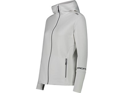 CMP Damen Kapuzensweat WOMAN JACKET FIX HOOD Weiß